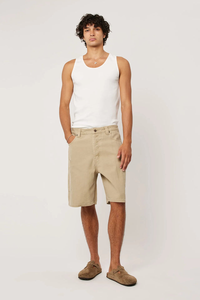 ROLLAS - Ezy Electric Canvas Short - Sand-Shorts-Rolla's-30-UPTOWN LOCAL