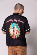 SOMETHING VERY SPECIAL - Guardian Angels Resort Shirt - Black-T-Shirts-Something Very Special-S-UPTOWN LOCAL