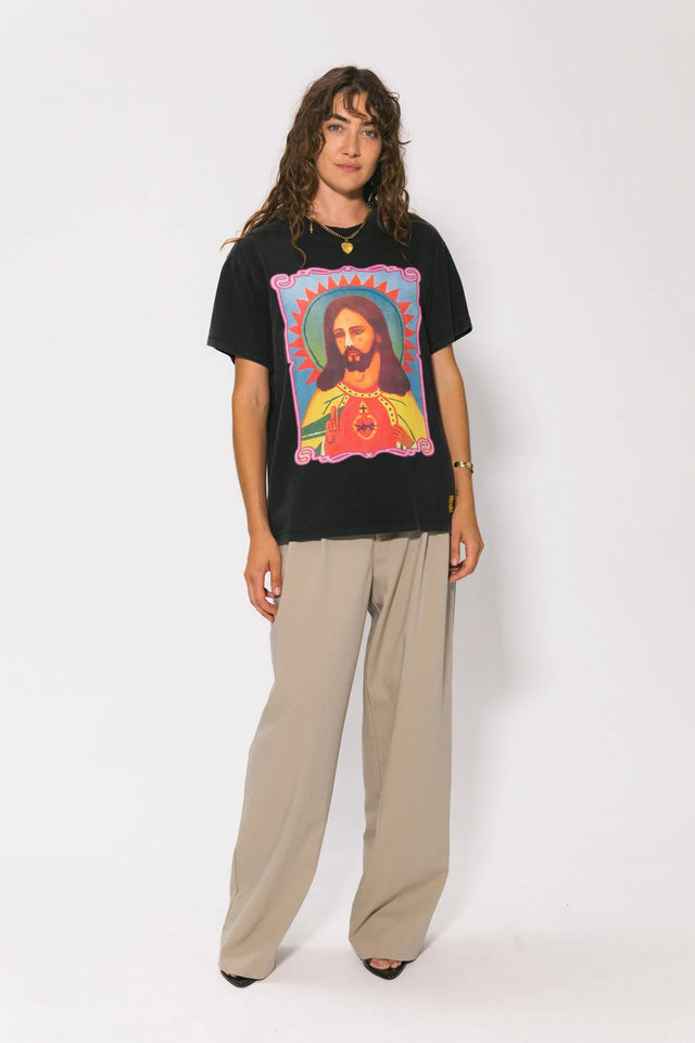SOMETHING VERY SPECIAL - Saving Grace Vintage Tee - Black-T-Shirts-Something Very Special-S-UPTOWN LOCAL