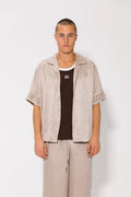 SOMETHING VERY SPECIAL - Panel Geo Resort Shirt - Stone-T-Shirts-Something Very Special-S-UPTOWN LOCAL