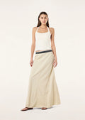 PE NATION - Avant Skirt - Oatmeal-Skirts-PE Nation-XS-UPTOWN LOCAL