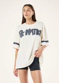 PE NATION - Frontline Oversize Tee - Pearled Ivory-T-Shirts-PE Nation-XS-UPTOWN LOCAL