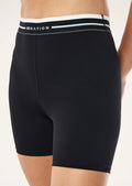 PE NATION - Avant 5” Bike Short - Black / Whisper White-Leggings-PE Nation-S-UPTOWN LOCAL