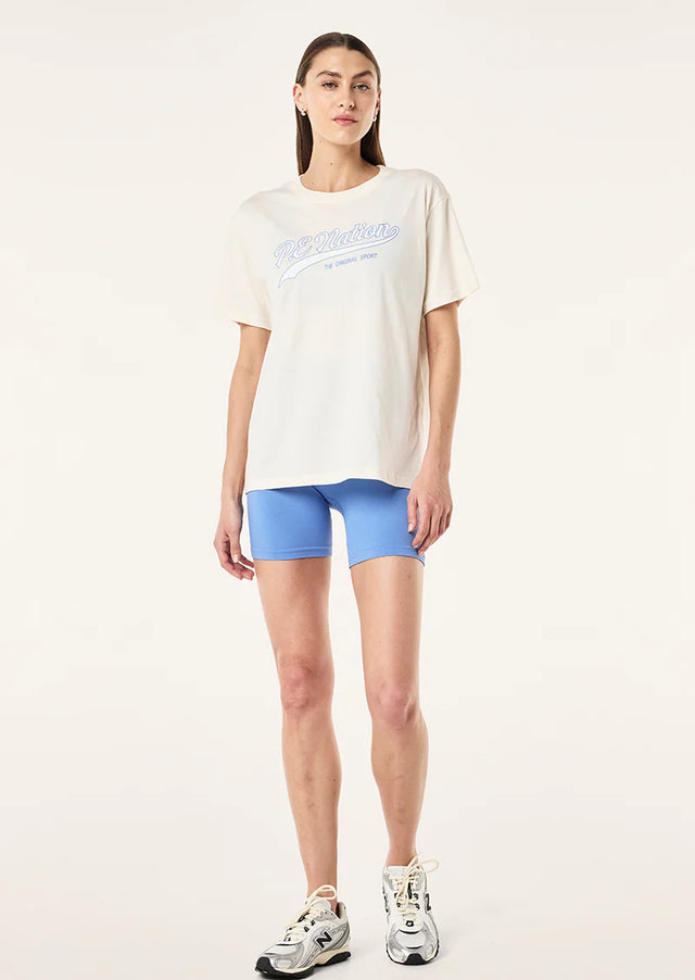 PE NATION - Formation Tee - Whisper White-T-Shirts-PE Nation-XS-UPTOWN LOCAL