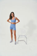PE NATION - Restore Seamless 5” Bike Short - Sky Blue-Leggings-PE Nation-S-UPTOWN LOCAL