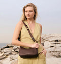STATUS ANXIETY - Look Both Ways - Cocoa/ Brushed Gold-Handbag & Wallet Accessories-Status Anxiety-UPTOWN LOCAL