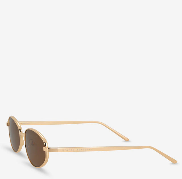 STATUS ANXIETY - Enigma Sunglasses - Gold-Sunglasses-Status Anxiety-UPTOWN LOCAL