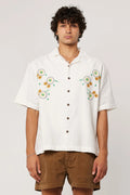 ROLLAS - Natsurtium Bowler Shirt - Off White-Shirts-Rolla's-S-UPTOWN LOCAL