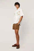 ROLLAS - Natsurtium Bowler Shirt - Off White-Shirts-Rolla's-S-UPTOWN LOCAL