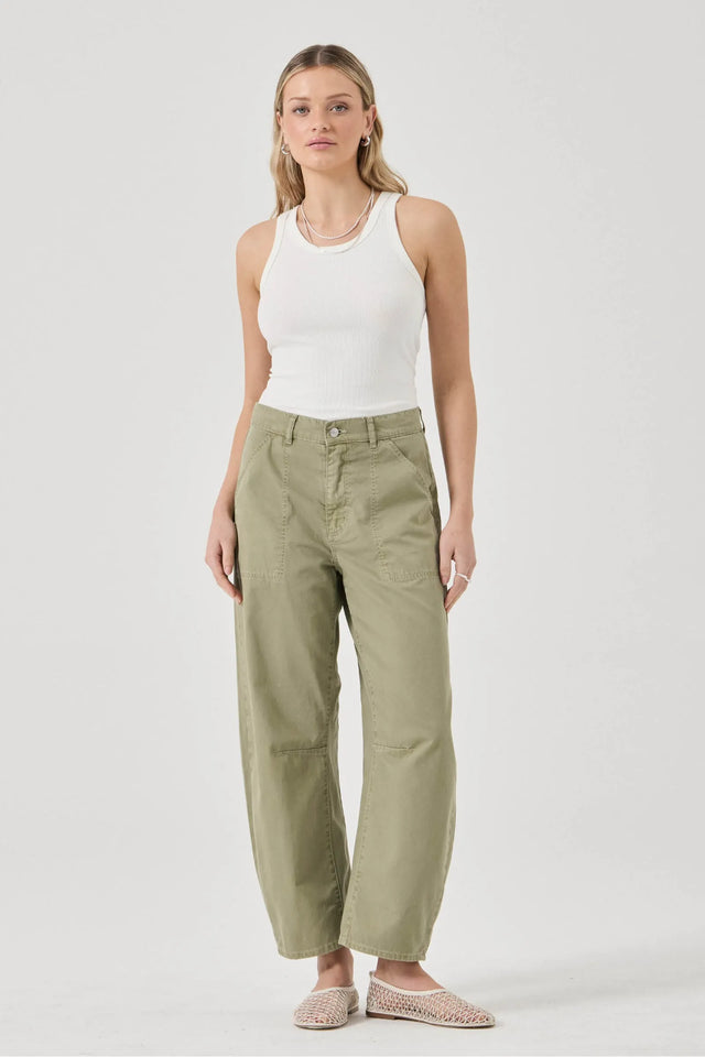 ROLLAS - Gigi Barrel Drill - Summer Olive-Denim-Rolla's-24-UPTOWN LOCAL