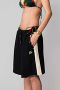 SOMETHING VERY SPECIAL - Black Knitted Relaxed Short-Shorts-Something Very Special-S-UPTOWN LOCAL