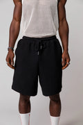 SOMETHING VERY SPECIAL - Black Knitted Relaxed Short-Shorts-Something Very Special-S-UPTOWN LOCAL