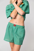 SOMETHING VERY SPECIAL - Green Stripe Boxer Shorts-Boxer-Something Very Special-S-UPTOWN LOCAL