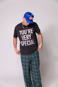 SOMETHING VERY SPECIAL - Royal Blue Satin Spesh Trucker-Hats-Something Very Special-UPTOWN LOCAL