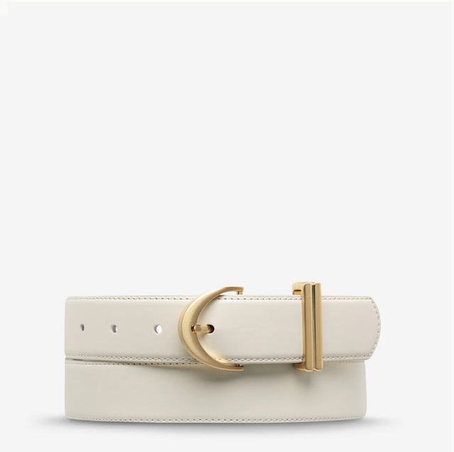 STATUS ANXIETY - Under Your Spell - Ivory / Gold-Belts-Status Anxiety-S/M-UPTOWN LOCAL