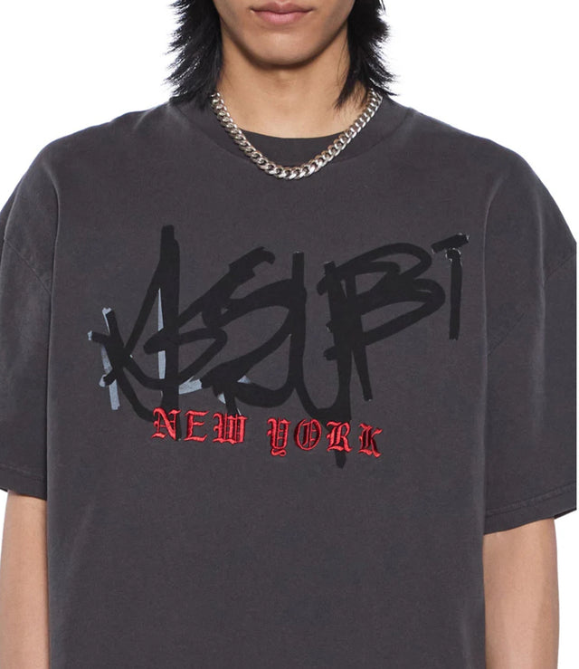 KSUBI - Graffiti Ekcess SS Tee - Old Black-T-Shirts-Ksubi-S-UPTOWN LOCAL