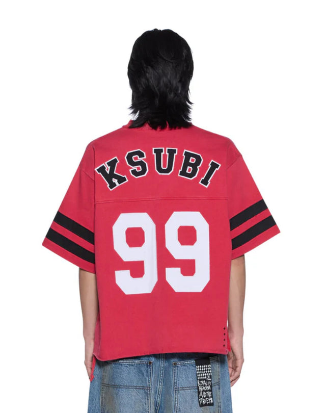 KSUBI - Duke SS Jersey - Crimson-T-Shirts-Ksubi-S-UPTOWN LOCAL