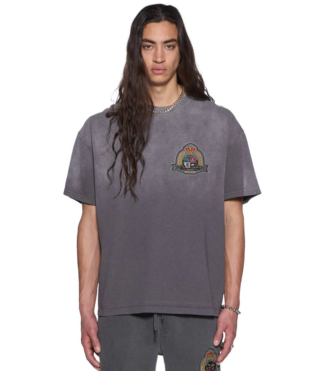 KSUBI - Krest Ekcess SS Tee - Charcoal-T-Shirts-Ksubi-S-UPTOWN LOCAL