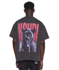 KSUBI - Panthera Ekcess SS Tee - Faded Black-T-Shirts-Ksubi-S-UPTOWN LOCAL