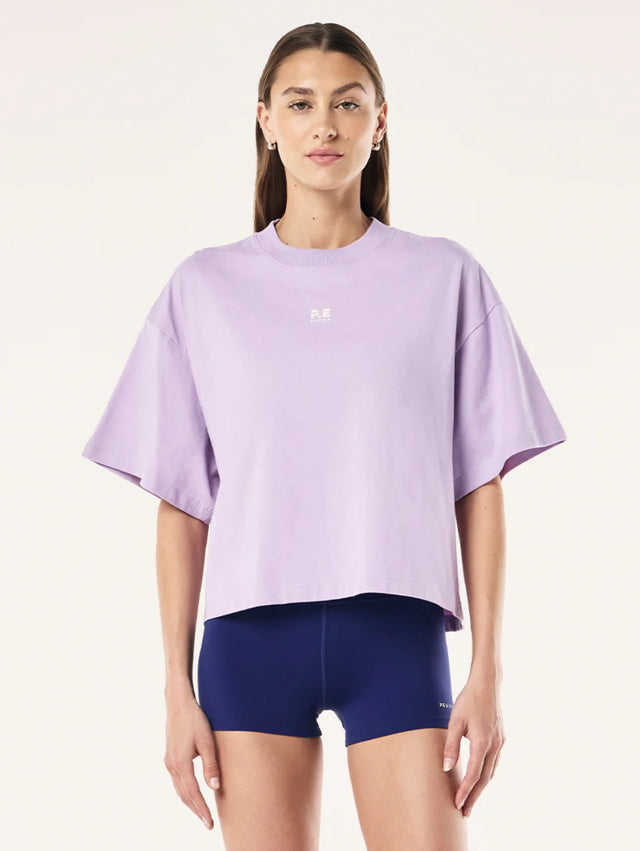 PE NATION - Superfine Tee - Violet Crush-Activewear-PE Nation-XS-UPTOWN LOCAL