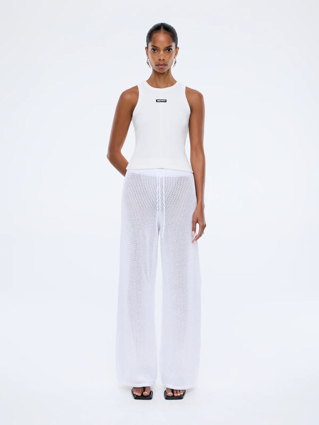 ENA PELLY - Harper Crochet Pant - Vintage White-Pants-ENA PELLY-6-UPTOWN LOCAL