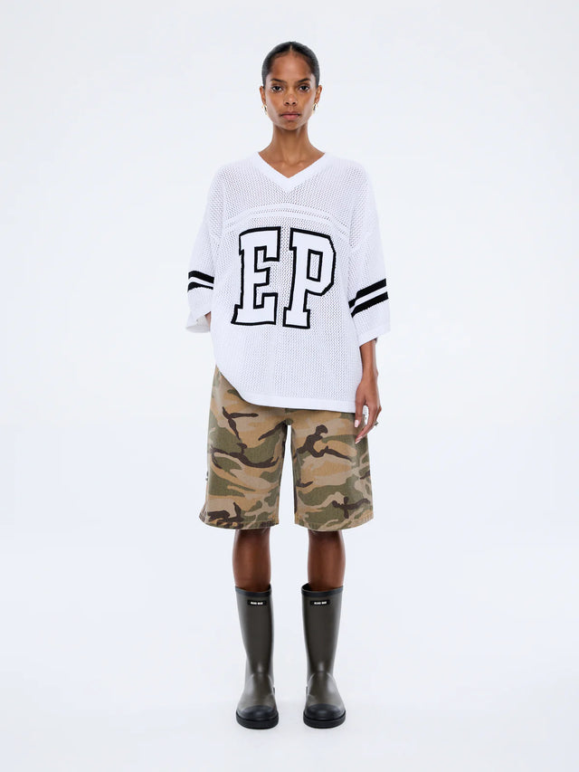 ENA PELLY - Harper Crochet Jersey - Vintage White-Shirts-ENA PELLY-6-UPTOWN LOCAL