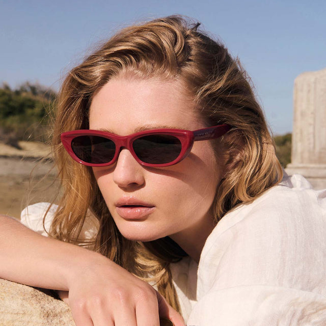 STATUS ANXIETY - Sidelines - Cherry-Sunglasses-Status Anxiety-UPTOWN LOCAL