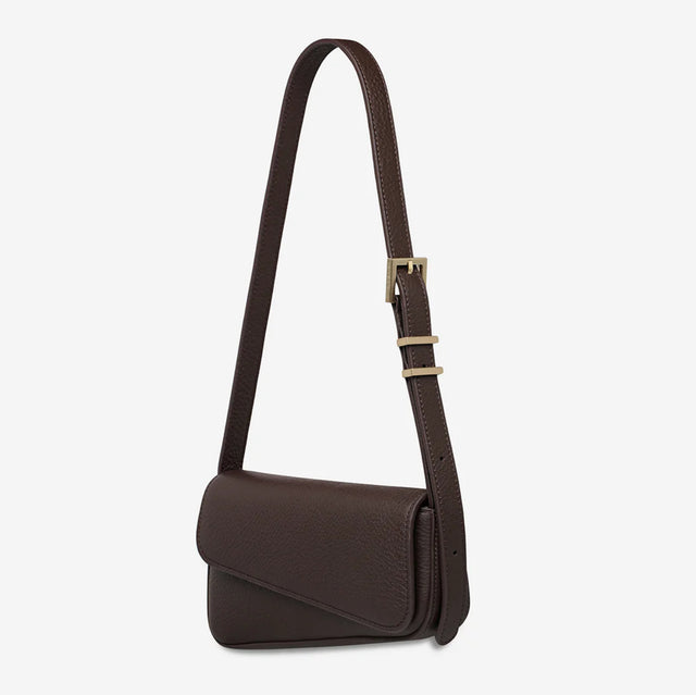 STATUS ANXIETY - Overnight Obsession - Cocoa / Brushed Gold-Bags-Status Anxiety-UPTOWN LOCAL