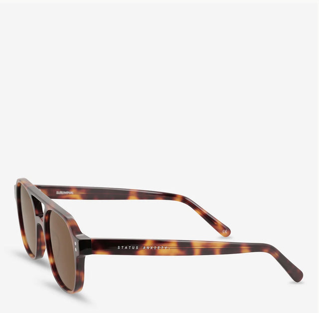 STATUS ANXIETY - Subliminal - Brown Tort-Sunglasses-Status Anxiety-UPTOWN LOCAL