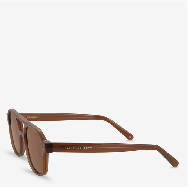 STATUS ANXIETY - Subliminal - Brown-Sunglasses-Status Anxiety-UPTOWN LOCAL