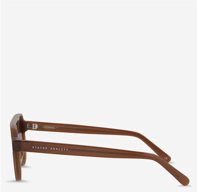 STATUS ANXIETY - Subliminal - Brown-Sunglasses-Status Anxiety-UPTOWN LOCAL