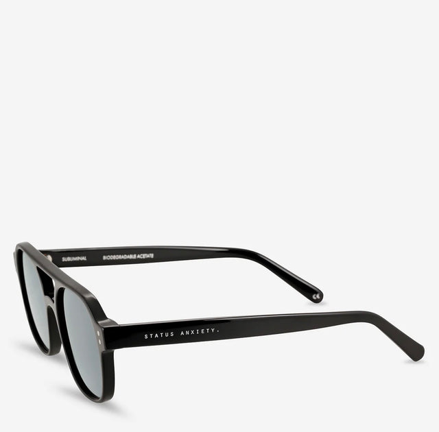 STATUS ANXIETY - Subliminal - Black-Sunglasses-Status Anxiety-UPTOWN LOCAL