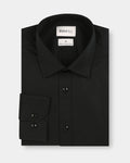 BROOKSFIELD - Performance Fit Business Shirt - Black-Shirts-Brooksfield-38-UPTOWN LOCAL