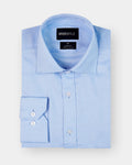 BROOKSFIELD - The Entrepreneur Slim Fit Shirt - Blue-Shirts-Brooksfield-38-UPTOWN LOCAL