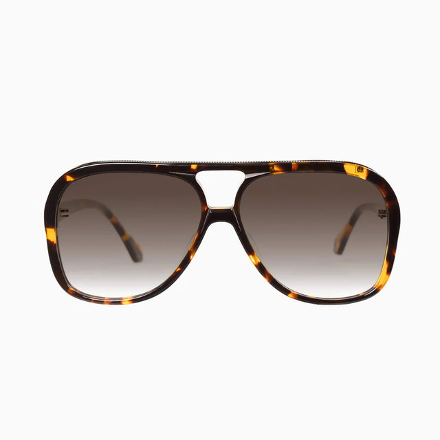 VALLEY - Bang - Dark Tort w. Matte Black Metal Trim / Brown Gradient Polarised Lens-Sunglasses-Valley-UPTOWN LOCAL