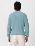 MR SIMPLE - Fisher Knit - Blue Smoke-Jumpers-Mr. Simple-S-UPTOWN LOCAL