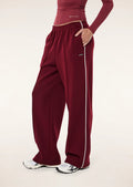 PE NATION - Triumph Pant - Cabernet-Track Pants-PE Nation-6/XS-UPTOWN LOCAL