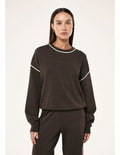 PE NATION - Retreat Sweater - Major Brown-Sweaters-PE Nation-6/XS-UPTOWN LOCAL