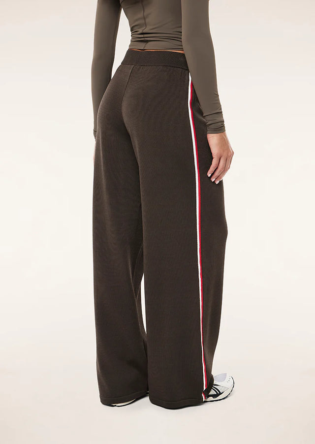 PE NATION - Retreat Knit Pant - Major Brown-Knitwear-PE Nation-6/XS-UPTOWN LOCAL