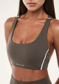 PE NATION - Dynamic Sports Bra - Major Brown-Activewear-PE Nation-6/XS-UPTOWN LOCAL