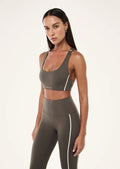 PE NATION - Dynamic Sports Bra - Major Brown-Activewear-PE Nation-6/XS-UPTOWN LOCAL