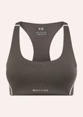 PE NATION - Dynamic Sports Bra - Major Brown-Activewear-PE Nation-6/XS-UPTOWN LOCAL