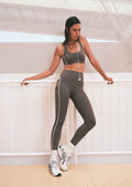 PE NATION - Dynamic Full Length Legging - Major Brown-Activewear-PE Nation-6/XS-UPTOWN LOCAL
