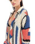 THE TALES - Hand Knitted Crochet Cardigan-Knitwear-The Tales-S/M-UPTOWN LOCAL