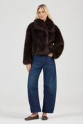 ROLLAS - Mila Jacket - Espresso-Jackets-Rolla's-6/XS-UPTOWN LOCAL