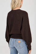 ROLLAS - Duchess Cardigan - Chocolate-Knitwear-Rolla's-6/XS-UPTOWN LOCAL