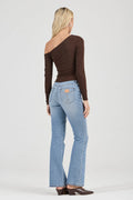 ROLLAS - Natasha Off Shoulder Top - Espresso-tops-Rolla's-6/XS-UPTOWN LOCAL