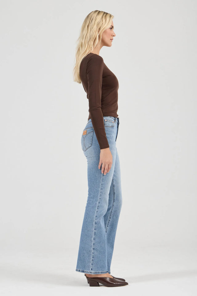 ROLLAS - Natasha Off Shoulder Top - Espresso-tops-Rolla's-6/XS-UPTOWN LOCAL