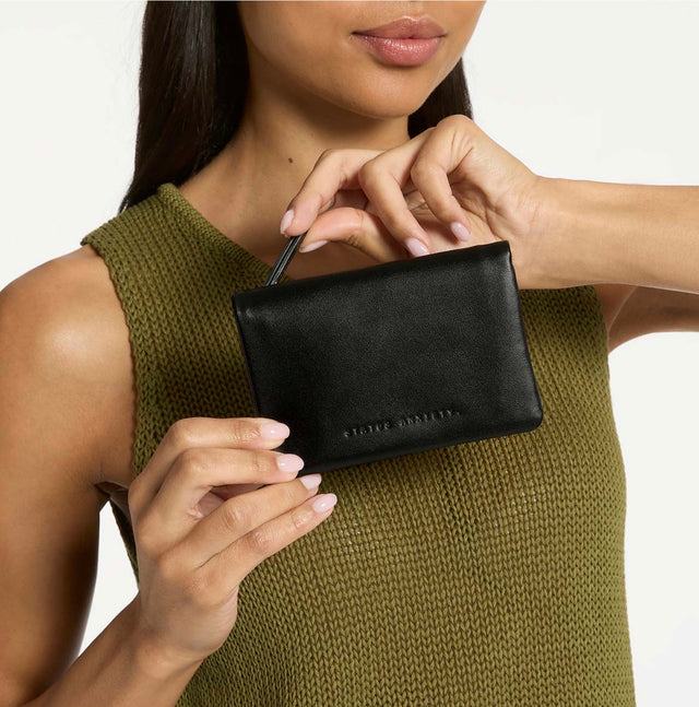 STATUS ANXIETY - Is Now Better - Black Nappa-Wallets-Status Anxiety-UPTOWN LOCAL