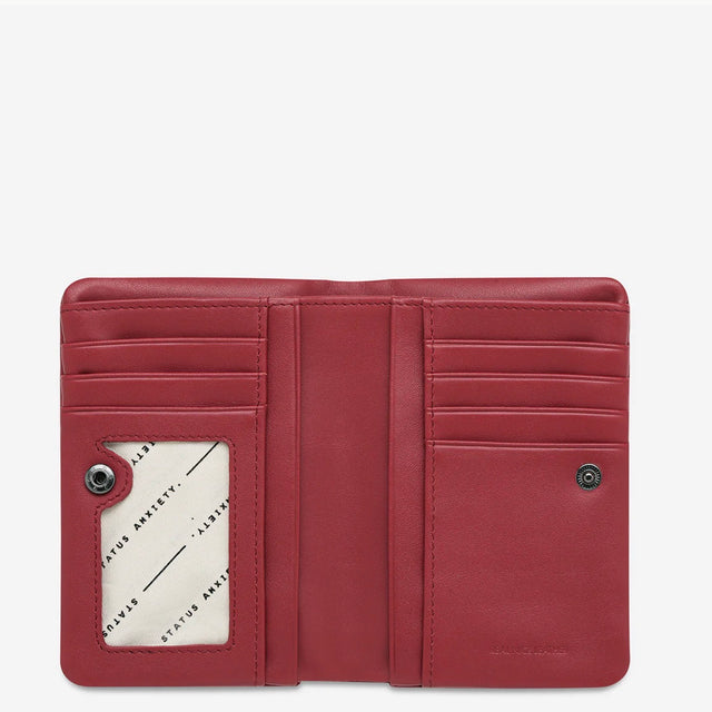 STATUS ANXIETY - Is Now Better - Rouge Nappa-Wallets-Status Anxiety-UPTOWN LOCAL